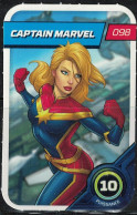 Carte E. Leclerc 2023 Marvel Défie Tes Héros Captain Marvel 098 - Otros & Sin Clasificación