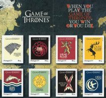 PORTUGAL, 2021, Booklet 118, Game Of Thrones, 8x N20g - Carnets