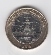 Great Britain UK  £2 Two Pound Coin WW! HMS Belfast - Circulated - 2 Pounds