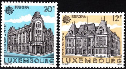 LUXEMBOURG / LUXEMBURG 1990 EUROPA: Post Offices, Architecture. Complete Set, MNH - 1990