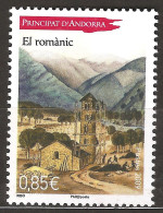 Andorre Français 2009 N° 679 ** Art Roman, Eglise, Clocher, Ouvriers, Maçon, Echafaudage, Echelle, Église, Santa Coloma - Nuovi