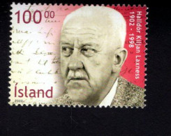 1917467010 2002 SCOTT 960 (XX) POSTFRIS MINT NEVER HINGED  -  HALLDÓR LAXNESS -NOBEL PRIZE LITERATLURE 1955 - Neufs