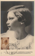 Carte Josephine Charlotte Berchemiantw 1938 - Souvenir Cards - Joint Issues [HK]