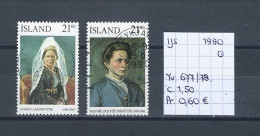 (TJ) IJsland 1990 - YT 677/78 (gest./obl./used) - Oblitérés