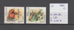 (TJ) IJsland 1990 - YT 681/82 (gest./obl./used) - Used Stamps