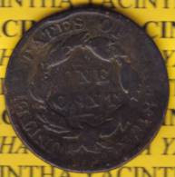 @Y@  USA 1 Large Cent 1826 Coronet Head (2577) - 1816-1839: Coronet Head