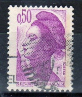 FR 1982..... - N° 2184 - 1t à 0.50 F Violet - LIBERTE DE GANDON - 1 Bande Phospho - OBLITERE - 1982-1990 Liberté De Gandon