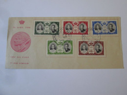 Monaco Premier Jour Enveloppe Mariage Princier 1956/FDC Monaco Princely Wedding 1956 - Briefe U. Dokumente