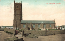 ROYAUME-UNI - Angleterre - St Buryan - Église - Carte Postale Ancienne - Autres & Non Classés