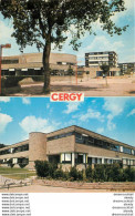 (MI) Photo Cpsm Grand Format 95 CERGY PONTOISE. C.E.S Des Touleuses - Cergy Pontoise