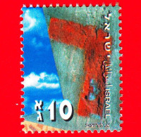 ISRAELE - Usato -  2001 - Lettere (Alfabeto) - Resh - 10 - Oblitérés (sans Tabs)