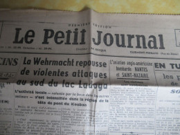 Presse/ LE PETIT JOURNAL/ Clermont-Ferrand/La Wehrmacht Repousse De Violentes Attaques/26 Mars 1943    VJ163 - Le Petit Journal
