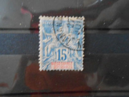 DIEGO-SUAREZ YT 30 ALLEGORIE 15c Bleu - Used Stamps