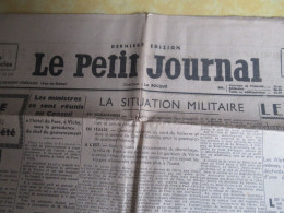Presse/ LE PETIT JOURNAL/ Clermont-Ferrand/La Famille Et Non L'individu Base De La Société/15-16 Juillet 1944   VJ174 - Le Petit Journal