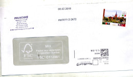 Lettre Poste Privée Debex Vignette Eglise - Privé- & Lokale Post