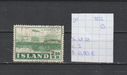 (TJ) IJsland 1952 - YT LP. 28 (gest./obl./used) - Airmail