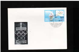 DDR -  1985 Fdc 90a Sessione Comitato Olimpico Internazionale A Berlino - 1st Day – FDC (sheets)