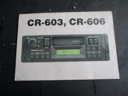 Oud Boekje 1988  Volvo  RADIO - GPS/Avionics