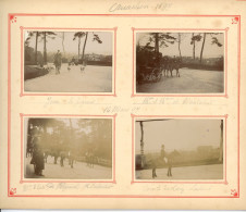24 Photos D Album Arcachon 1897 Personnes Identifiées - Alben & Sammlungen