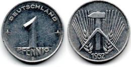 MA 29078  /  Allemagne - Deutschland - Germany 1 Pfennig 1952 E TTB+ - 1 Pfennig