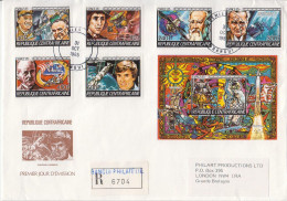 Central Africa Famous People, Space Perforated And Imperforated Sets And SSs And 6 Deluxe Sheets On 4 R Covers - Africa