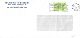 Portugal Cover INDAGUE NO CORREIO Slogan Cancel - Lettres & Documents