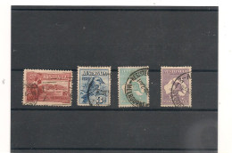 AUSTRALIE ANNÉES 1927/30 N°Y/T : 58/61 Oblitérés COTE : 35 € - Used Stamps