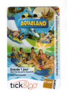 Parc Aqualand  Carte France Tick&toc FNAC Card (F 86) - Other & Unclassified