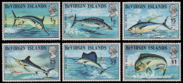 Jungferninseln 1972 - Mi-Nr. 239-244 ** - MNH - Fische / Fish - British Virgin Islands