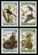 Jungferninseln 1985 - Mi-Nr. 533-536 ** - MNH - Vögel / Birds - Audubon - British Virgin Islands