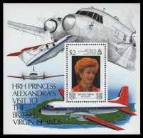 Jungferninseln 1988 - Mi-Nr. Block 51 ** - MNH - Flugzeuge / Airplanes - British Virgin Islands