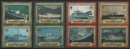 Jungferninseln 1986 - Mi-Nr. 560-567 ** - MNH - Schiffe / Ships - British Virgin Islands