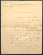 ● L.A.S 1879 Gustave COLIN Député Du Doubs - Pontarlier - De Jouffroy D'Abbans Consulat Singapore Singapour Lettre - Politisch Und Militärisch