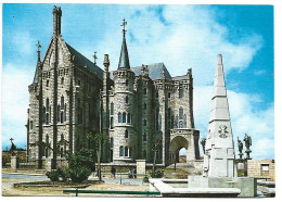 PALACIO EPISCOPAL Y MONUMENTO A LOS CAIDOS.- EPISCOPAL PALACE AND THE CAIDOS MONUMENT.-  ASTORGA - LEON -( ESPAÑA ). - León