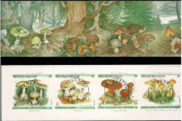 1991 B21 (2418-2421)( Antwerpen) Postfris Met Filatelistische Stempel / MNH Avec Cachet Philatéliques : Paddestoelen/Cha - 1953-2006 Modernes [B]