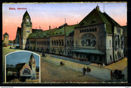 K00099)Ansichtskarte Metz - Bahnhof - Lothringen