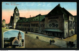 K00102)Ansichtskarte Metz - Bahnhof - Lothringen