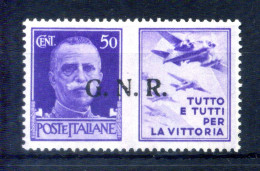 1944 Repubblica Sociale Italiana RSI Propaganda Di Guerra N.23 MNH ** - War Propaganda