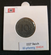 Pièce De 10 Reichspfennig De 1940A (Berlin) - 10 Reichspfennig