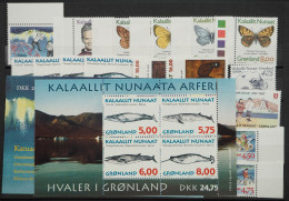 1997 Grönland; In Den Hauptnummern Kompletter Jahrgang, **/MNH, ME 49,- - Autres & Non Classés