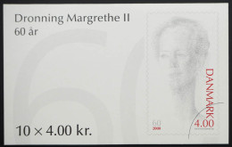 2000 Dänemark; Markenheftchen Margrethe II, Postfrisch/MNH, MiNr. 1238 MH - Autres & Non Classés