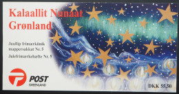 2000 Grönland; Markenheftchen Weihnachten, **/MNH, MiNr. 359/60 MH, ME 22,- - Autres & Non Classés
