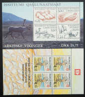 2000 Grönland; Zwei Postfrische Blockausgaben, Bl. 18/19, ME 16,- - Autres & Non Classés