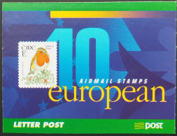 2001 Irland; Markenheftchen Einheimische Vögel, Postfrisch/MNH, MiNr. 1375 MH  - Autres & Non Classés