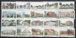 2002/05 Dänemark; Serien Wohngebäude I - IV, Postfrisch/MNH, ME 44,- - Other & Unclassified