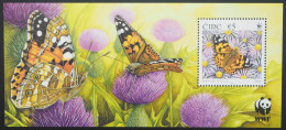 2005 Irland; Block WWF Schmetterlinge, Postfrisch/MNH, Bl. 56 - Andere & Zonder Classificatie