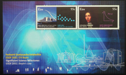 2012 Irland; Block Gesamteuropäische Wissenschaftskonferenz, **/MNH, Bl. 90 - Other & Unclassified