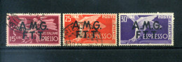 1947-48 Trieste Zona A Espressi S1/3 Usati, Serie Democratica - Eilsendung (Eilpost)