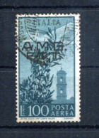 1948 Trieste Zona A Posta Aerea N.13 Filigrana Posizione E Tipo R1 DB, Firmato - Posta Aerea