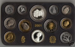 Italia Italy 2001 Divisionale Proof - Mint Sets & Proof Sets